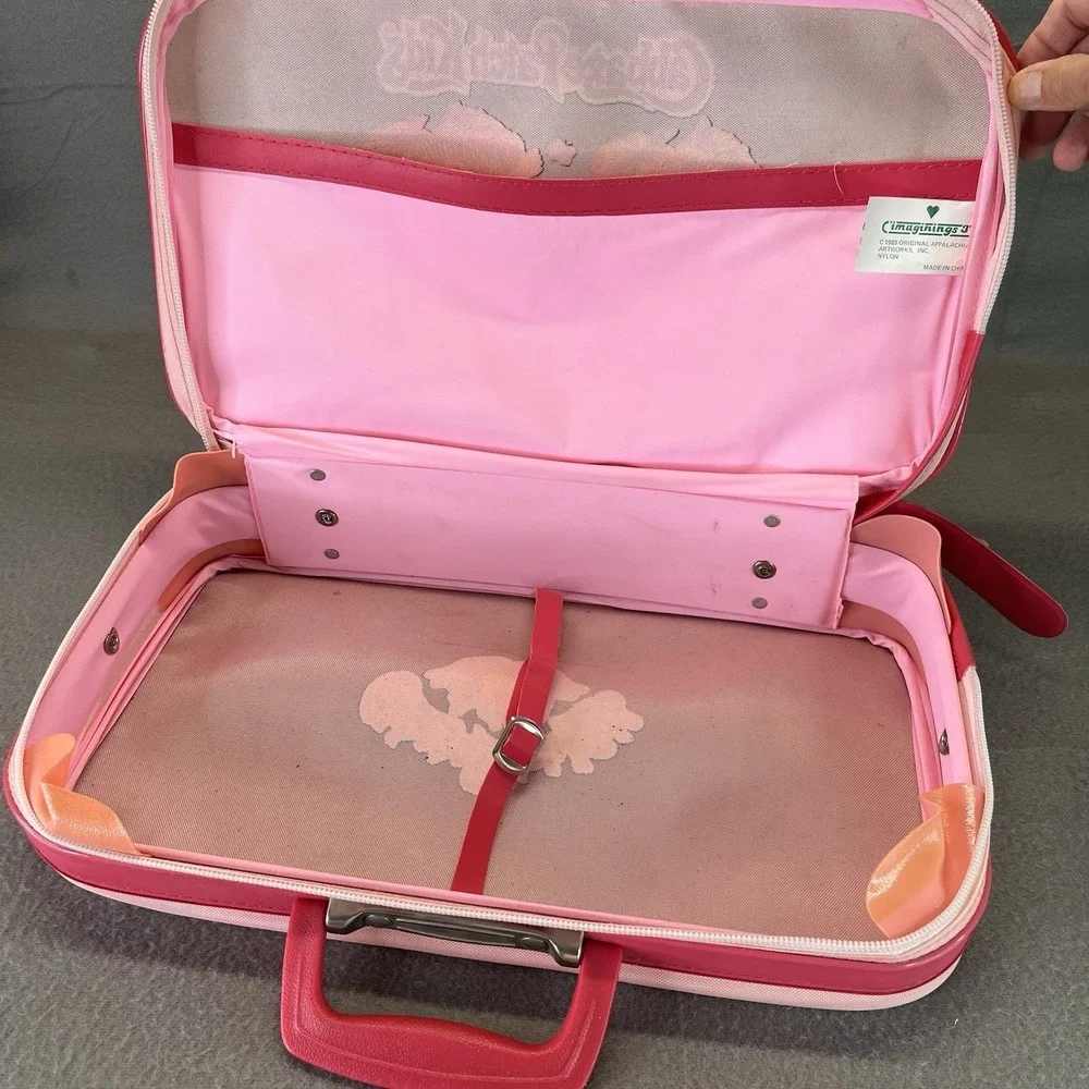 Vintage 1983 Cabbage Patch Kids Suitcase Luggage Bag  Doll Carry Case